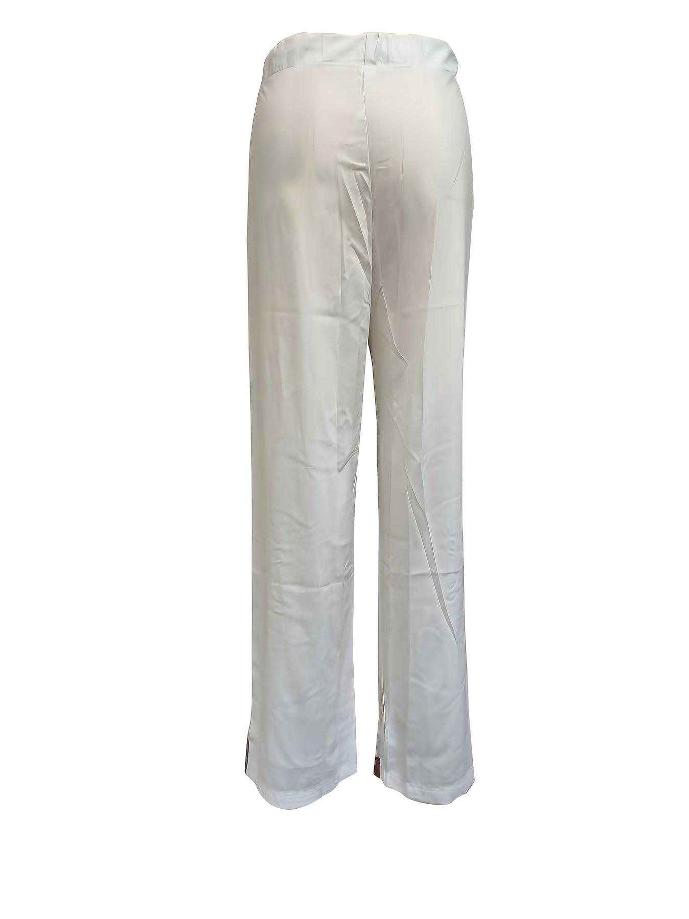 Men's Note Pattern Print Drawstring Bell-bottom Pants Beach Pant Portray Pattern Casual Slim Pants Streetwear Hip Hop Rapper Style